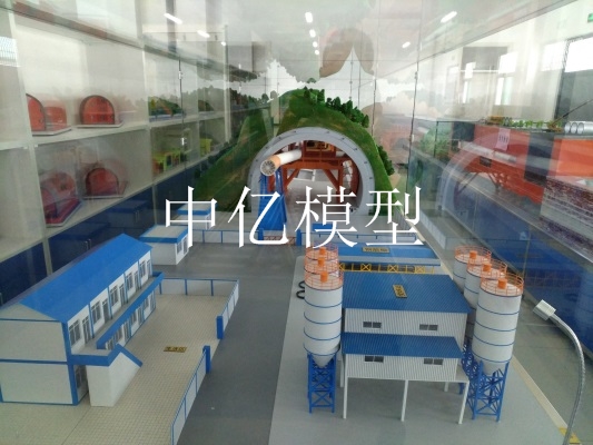 <浙江杭州吉庆山>隧道通风整体布局模型
